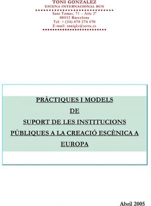 Suport Creació Escènica a Europa